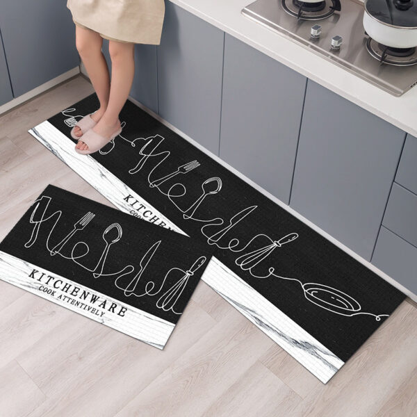 Kitchen Mat Long Floor Mat Carpet Bedside Carpet - Image 4