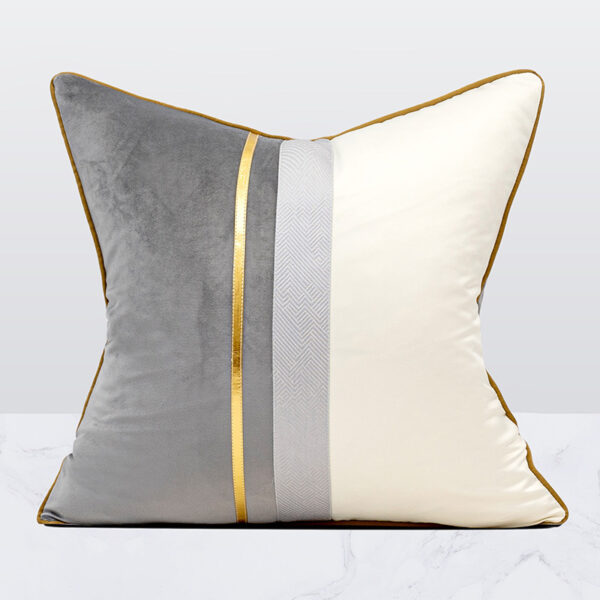 Light Luxury Pillow Cushion Home Model Home Nordic Simple Velvet - Image 3