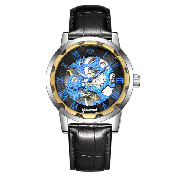 Steel Strip Hollow Gold Manual Mechanical Watch - Image 2