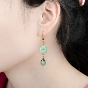 Personality Classic Retro Style Jewelry Glaze Ethnic Style Earrings