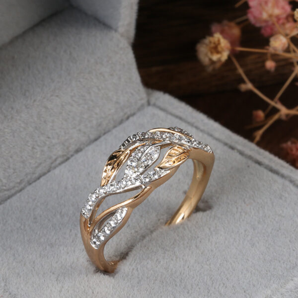 New Socialite Temperament Copper Plating All-match Fashion Women's Ring - Image 5