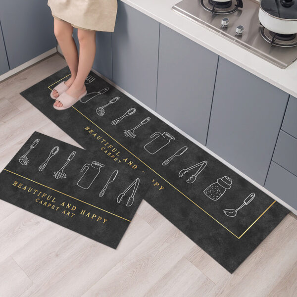 Kitchen Mat Long Floor Mat Carpet Bedside Carpet - Image 5