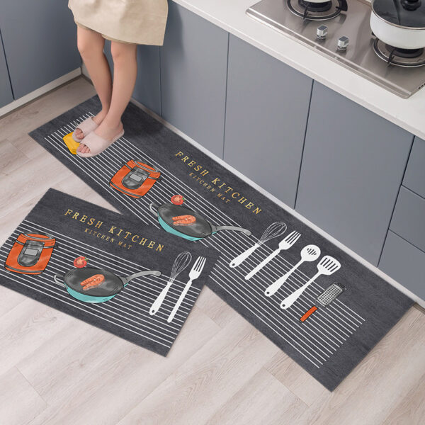 Kitchen Mat Long Floor Mat Carpet Bedside Carpet - Image 6