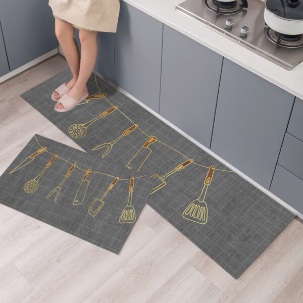 Kitchen Mat Long Floor Mat Carpet Bedside Carpet - Image 2