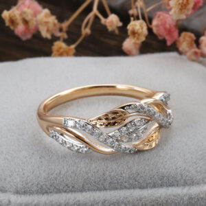 New Socialite Temperament Copper Plating All-match Fashion Women’s Ring