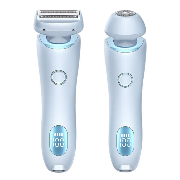 2 In 1 Hair Removal Epilator USB Rechargeable Trimmer Women Body Razor Face Leg Armpit Bikini Hand Pubic Shaver Hair Remover - Image 4