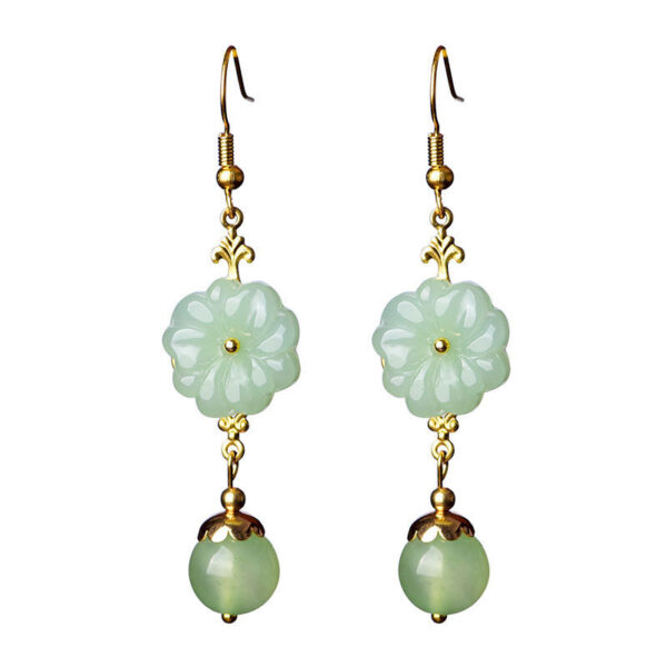 Personality Classic Retro Style Jewelry Glaze Ethnic Style Earrings - Image 4