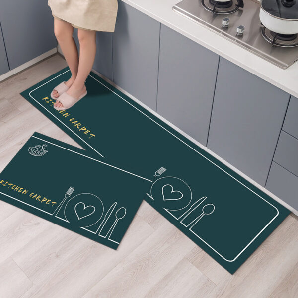 Kitchen Mat Long Floor Mat Carpet Bedside Carpet - Image 3