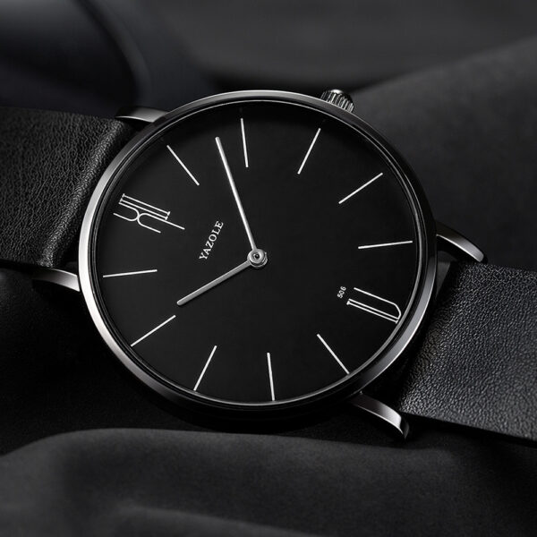 Simple men's waterproof quartz watch - Image 2