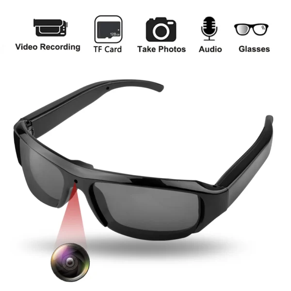 Wearable HD 1080P Mini Glasses Camera Portable Outdoor Security Sports DV DVR Video Recorder Surveillance Camcorder For Driving